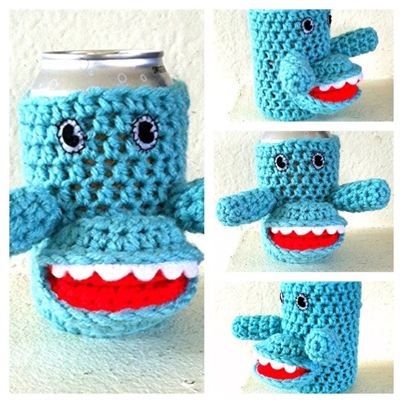 Magical Unicorn Rainbow Beer Sweater Crochet Drink Cozy