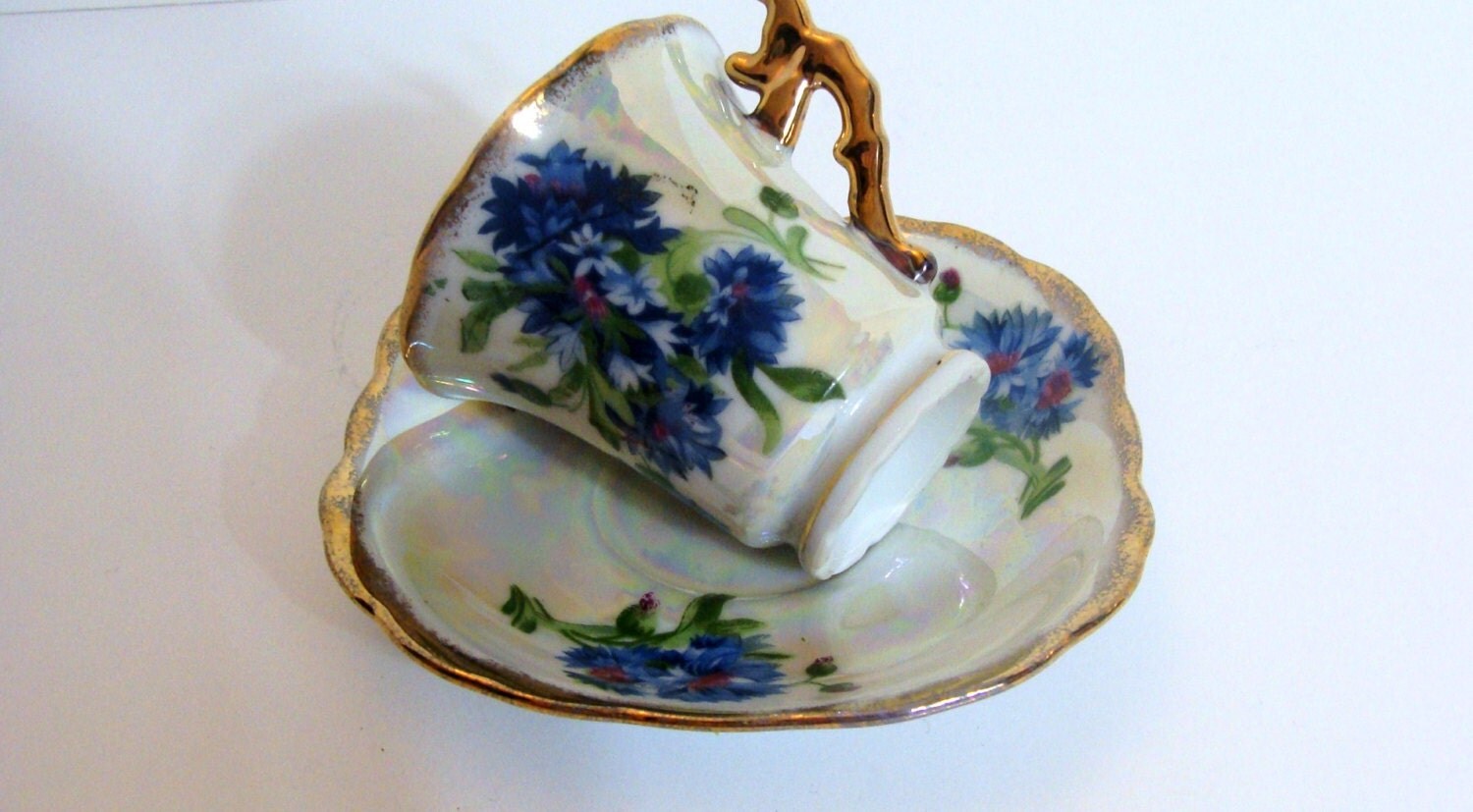 Vintage Norcrest Fine China Japan Lustreware by EtagereAntiques
