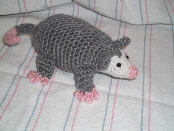 baby opossum stuffed animal