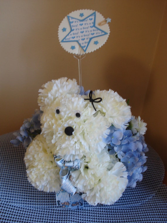 Baby Boy Nursery Flower Arrangement Baby Boy Gift Baby