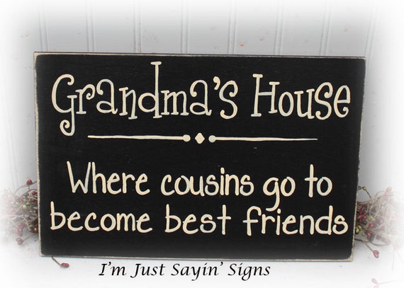 cousins grandmas friends become order