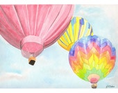Hot Air Balloons in the Clouds
