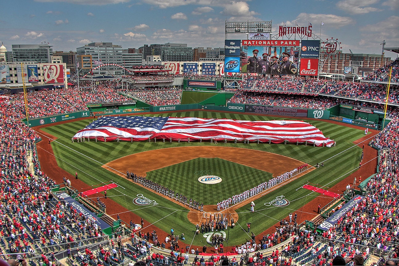 Opening Day at Nationals Park by StevenAndrewDesign on Etsy