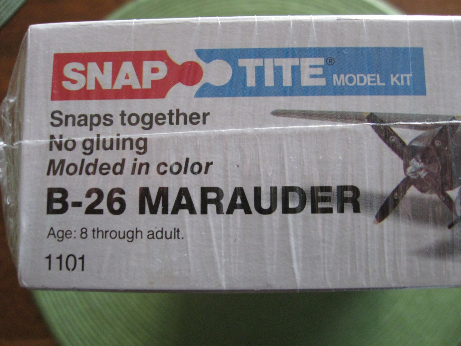 SNAP TITE Model Kit of a B26 Marauder Bomber Airplane by