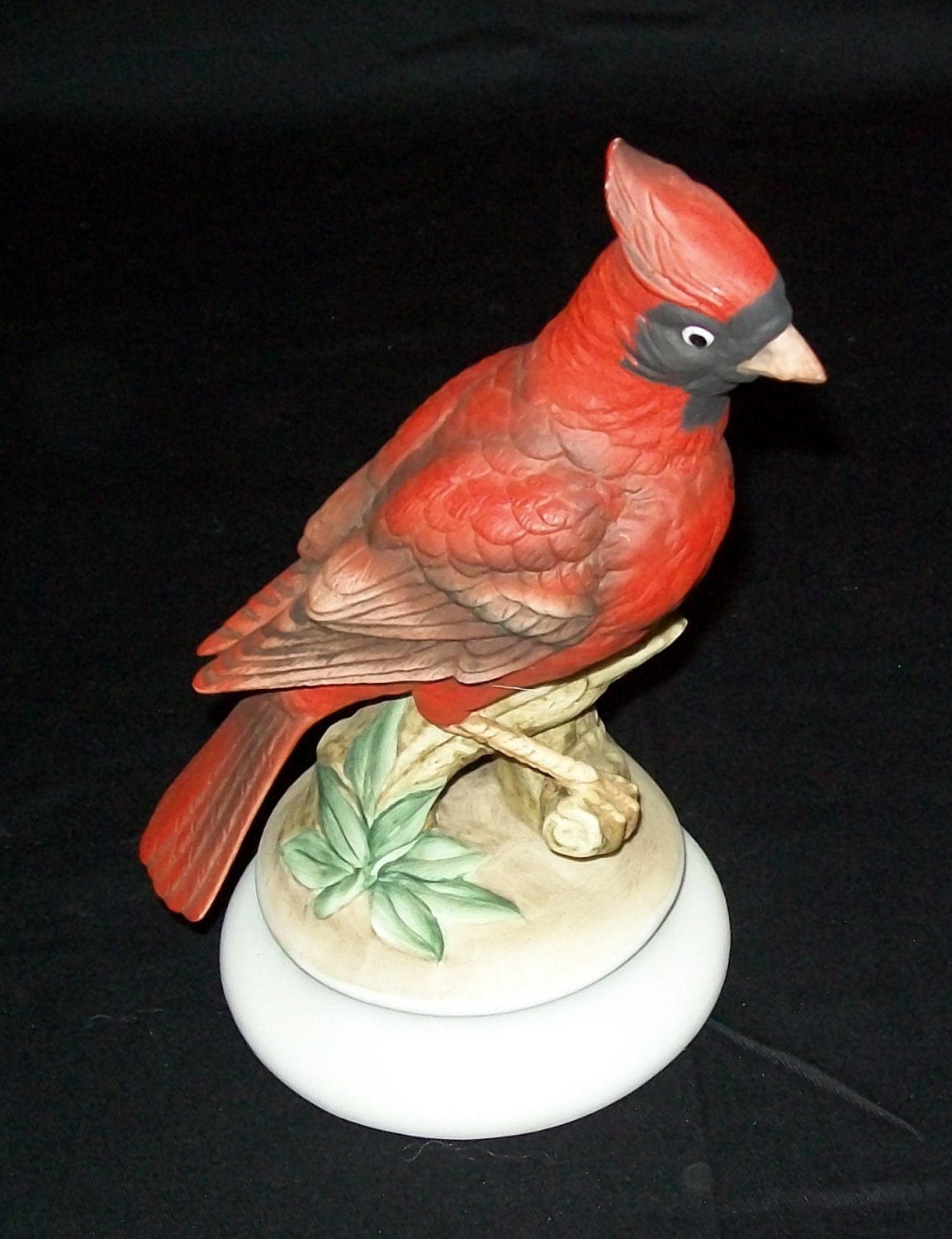 Lefton Bright Red Male Cardinal Figurine