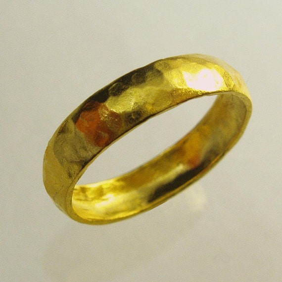  24  Karat  ring  unisex ring  Man Wedding  Band Woman Wedding 