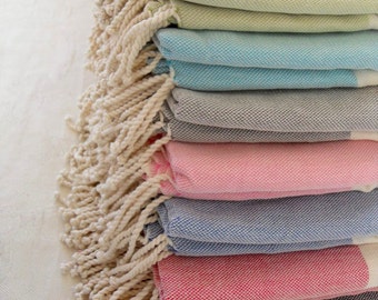 SALE %15 off, Turkish Towel, Peshtemal, Bath Towel, Beach Towel, Best Quality Turkish Towel, Pamper Yourself, Long Fringes