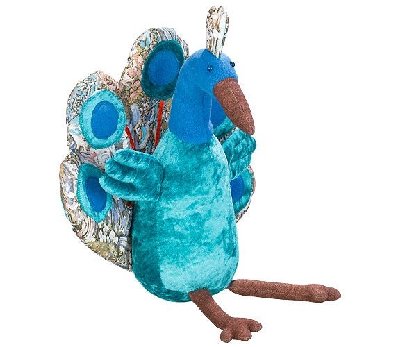 peacock soft toy