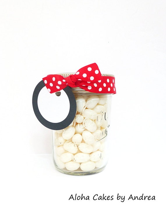 Mason Jar Favor Birthday Party Favor Gifts in a Jar Candy