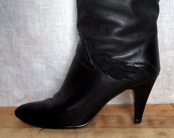 Vintage 90's Studded Ankle Boot by vintagehautehaus on Etsy
