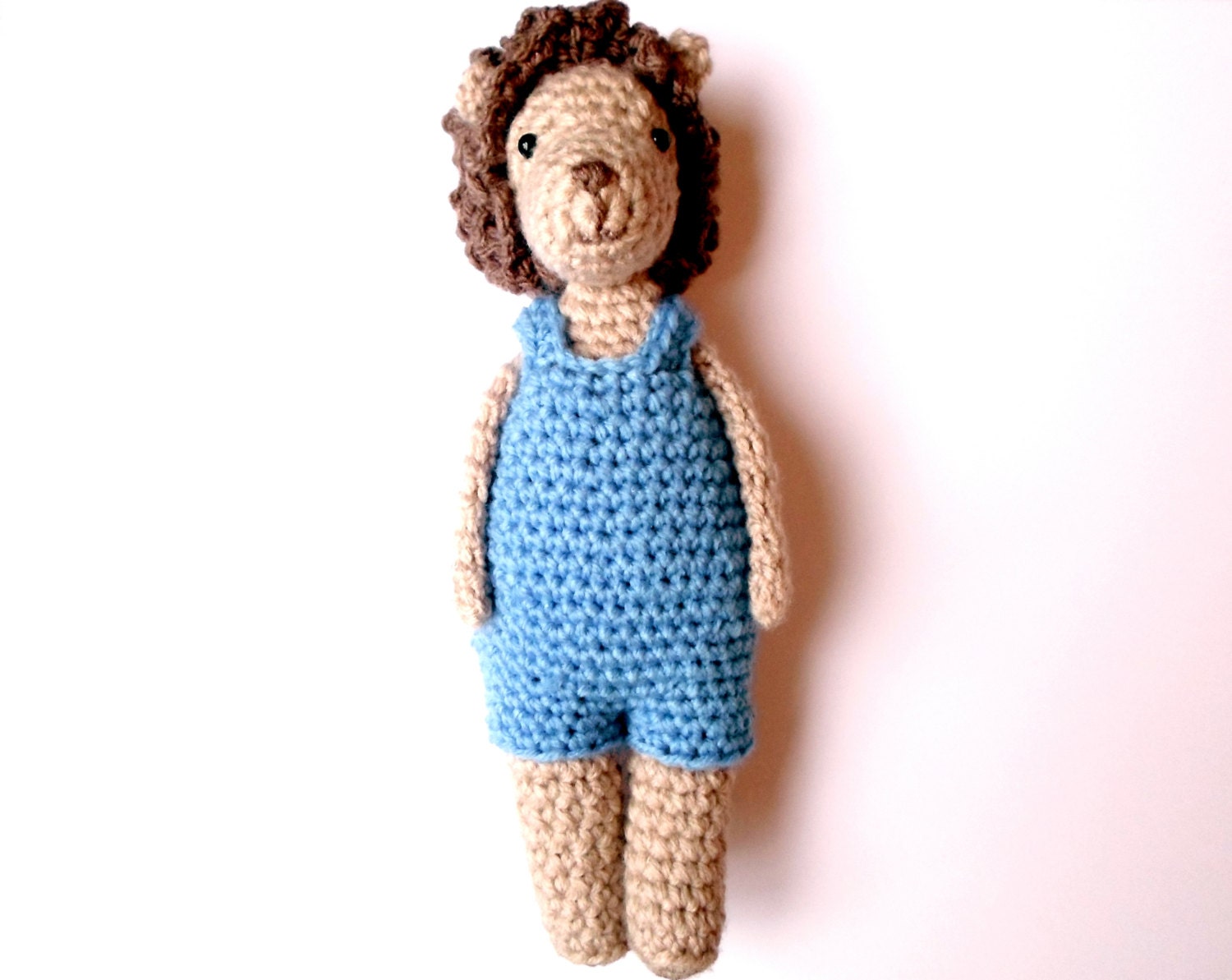 Little Lion Boy crochet amigurumi pdf pattern INSTANT DOWNLOAD