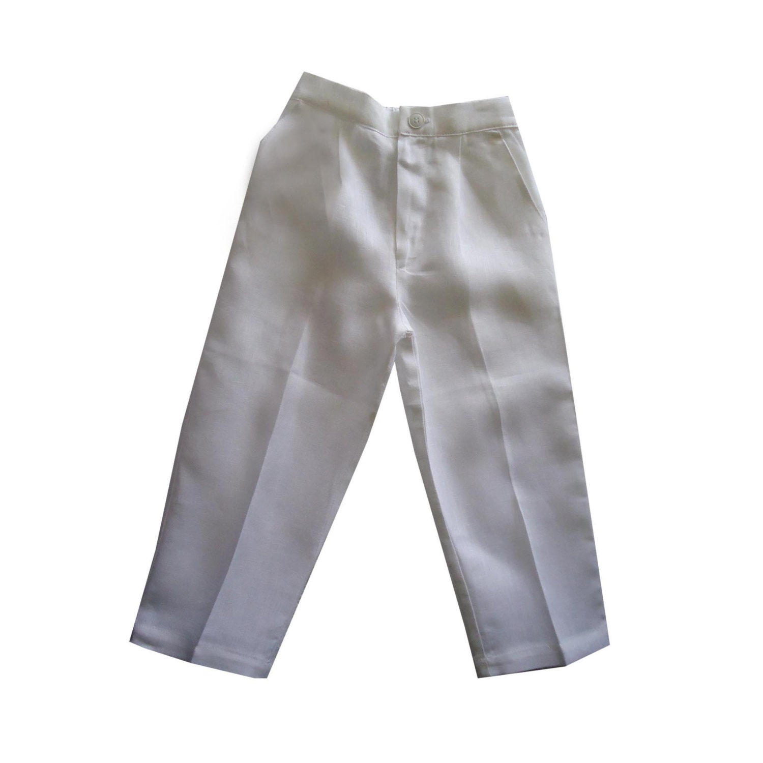 Toddler Boys linen pants wedding linen pants Birthday white