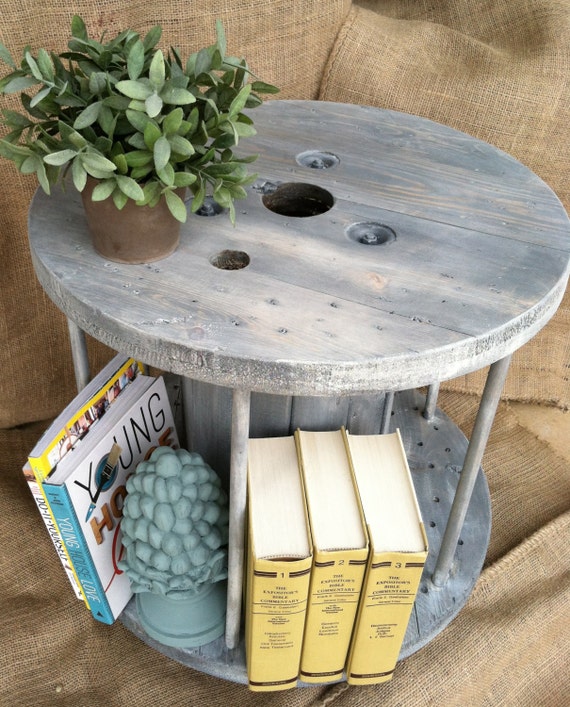 Two Alexandra Spool Tables Side Or Coffee Table