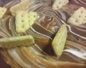 Milk Chocolate or Dark Chocolate S'mores  Swirl Fudge Half Pound (1/2 lb) Creamy Gourmet Fudge