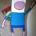 Finn Adventure Time Fan Art Wall Poster