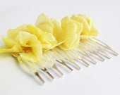 Preserved Hydrangea Hair Accessories Yellow/ Pink/ White Hydrangea Bridal Hair Accessories Hydrangea Hair Comb Hair Flower