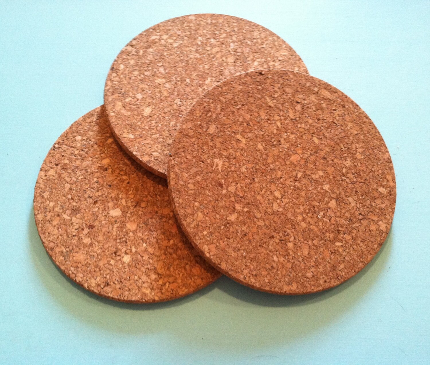 Custom Set of 3 Cork Trivets by AvalonGreen on Etsy