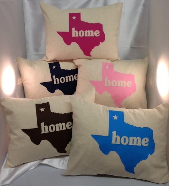 Items similar to Texas home throw pillow decor lone star state Texan pride on Etsy