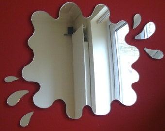 Puddle Mirror with Six Splash Mirrors - 5 Sizes Available
