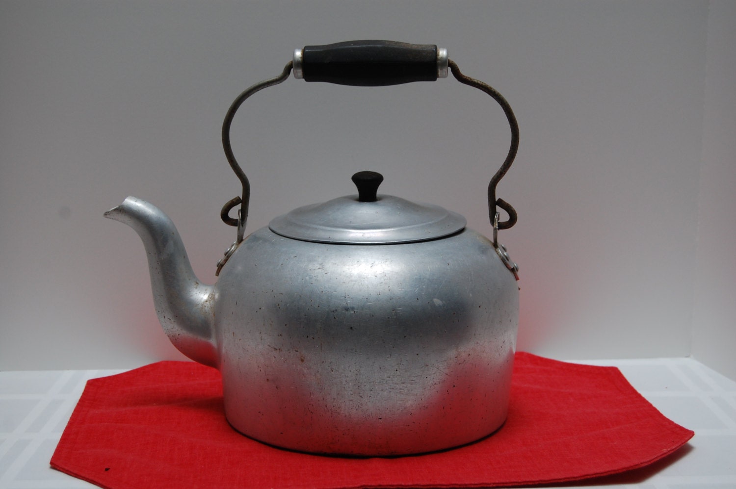 Vintage Aluminum Tea Kettle 3