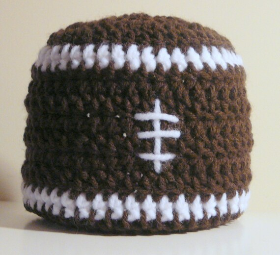 pattern crochet hat newborn hdc Adult Hat INSTANT Pattern Football Newborn to DOWNLOAD Crochet PDF pattern crochet hat newborn hdc Adult Hat INSTANT Pattern Football Newborn to DOWNLOAD Crochet PDF