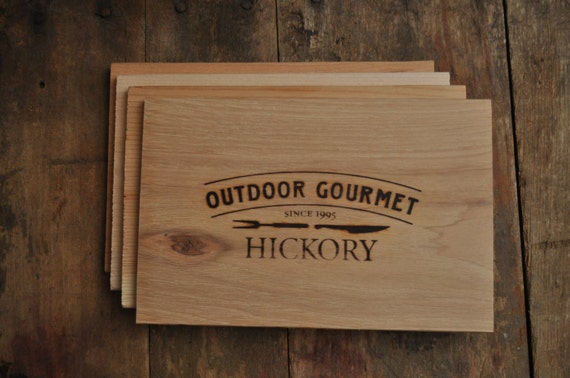 Hickory Grilling Planks: Set of 5, Father's Day Gift, Grilling, Gift for him, BBQ, Gift for Dad, 4th of July