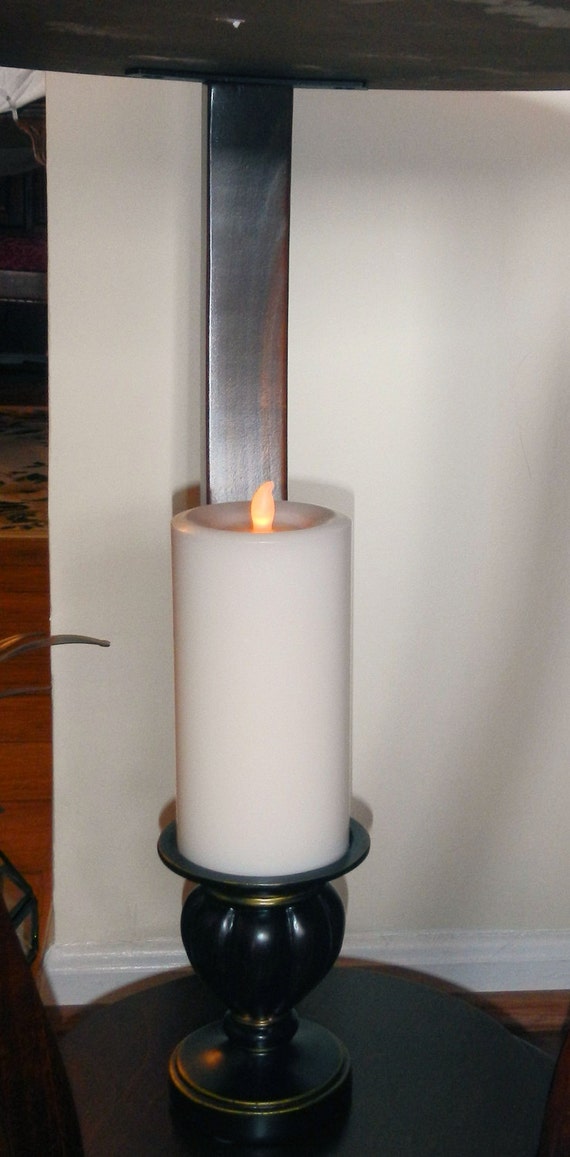 White Sandalwood Scented Pillar Candle Flameless