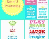 Items similar to Set of 3 printables 8x10 on Etsy