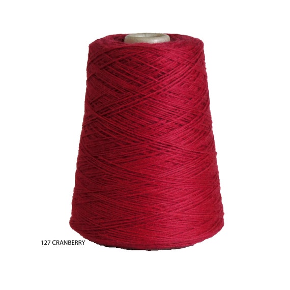 Yarn-Cone Items similar to Vibrant Red Yarn - 1 Pound Cone - 100% Wool (WOOL4/10 ...