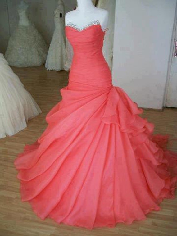 Gorgeous Ball Gown ,Prom Dress,Evening Dress,Long Prom Dress,Red Prom Dress,Occasion Dress,Formal Dress