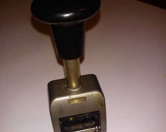 Vintage Rexel ENM Dating Stamp Machine