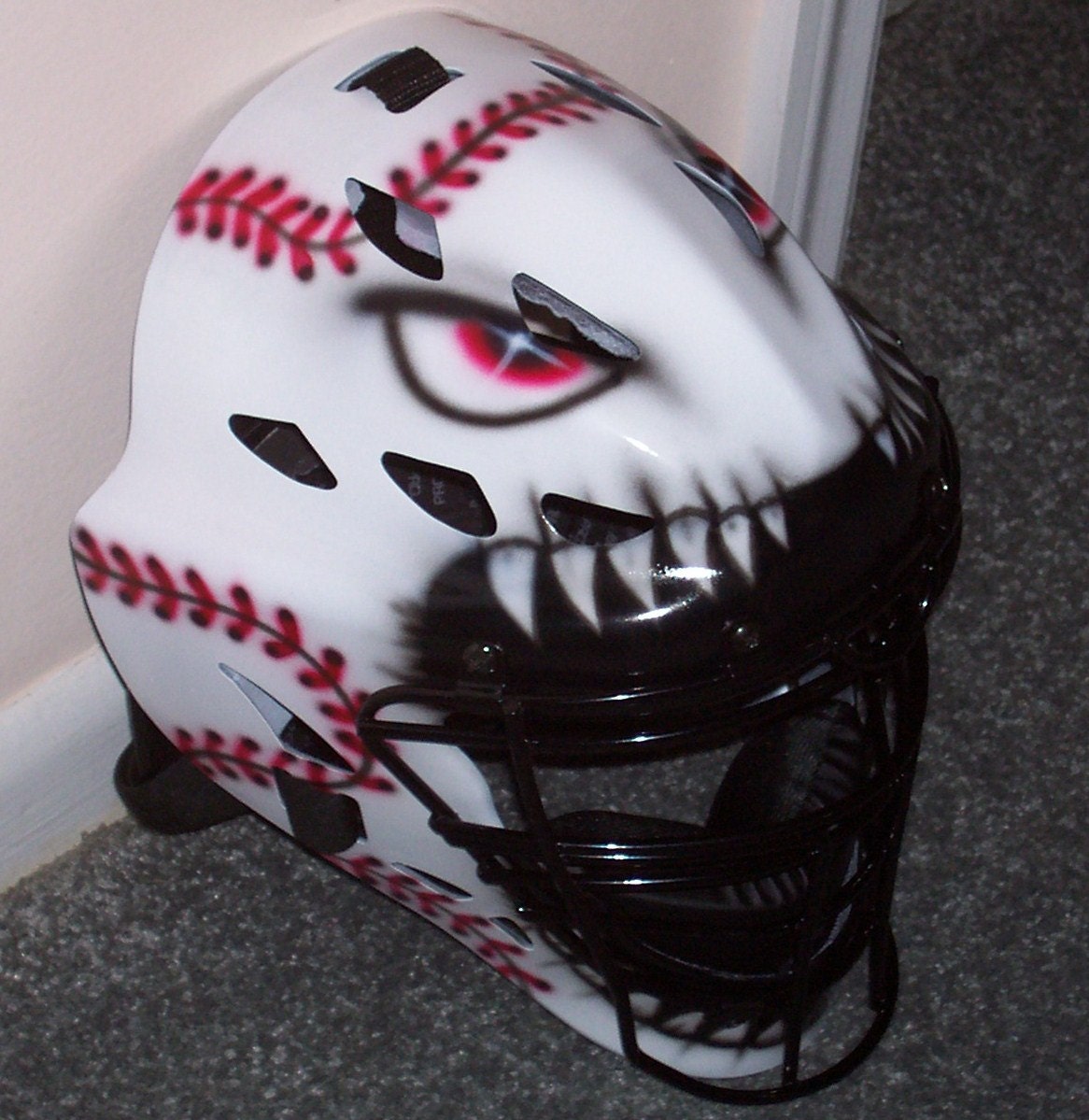 Catchers Helmet Airbrush