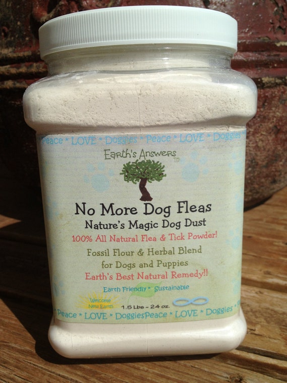 All Natural Flea & Tick Powder for Dogs, " No More Dog Fleas" Natural Remedy