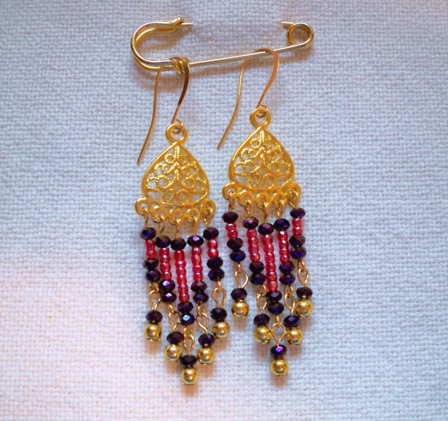 Chandelier Earrings Beaded Earrings Beaded Chandelier