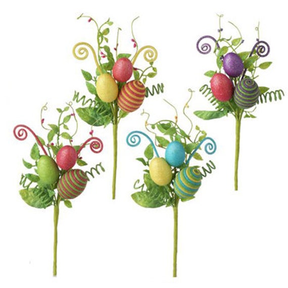 items similar to raz 12 quot easter egg floral pick or spray items similar to raz 12 quot easter egg floral pick or spray