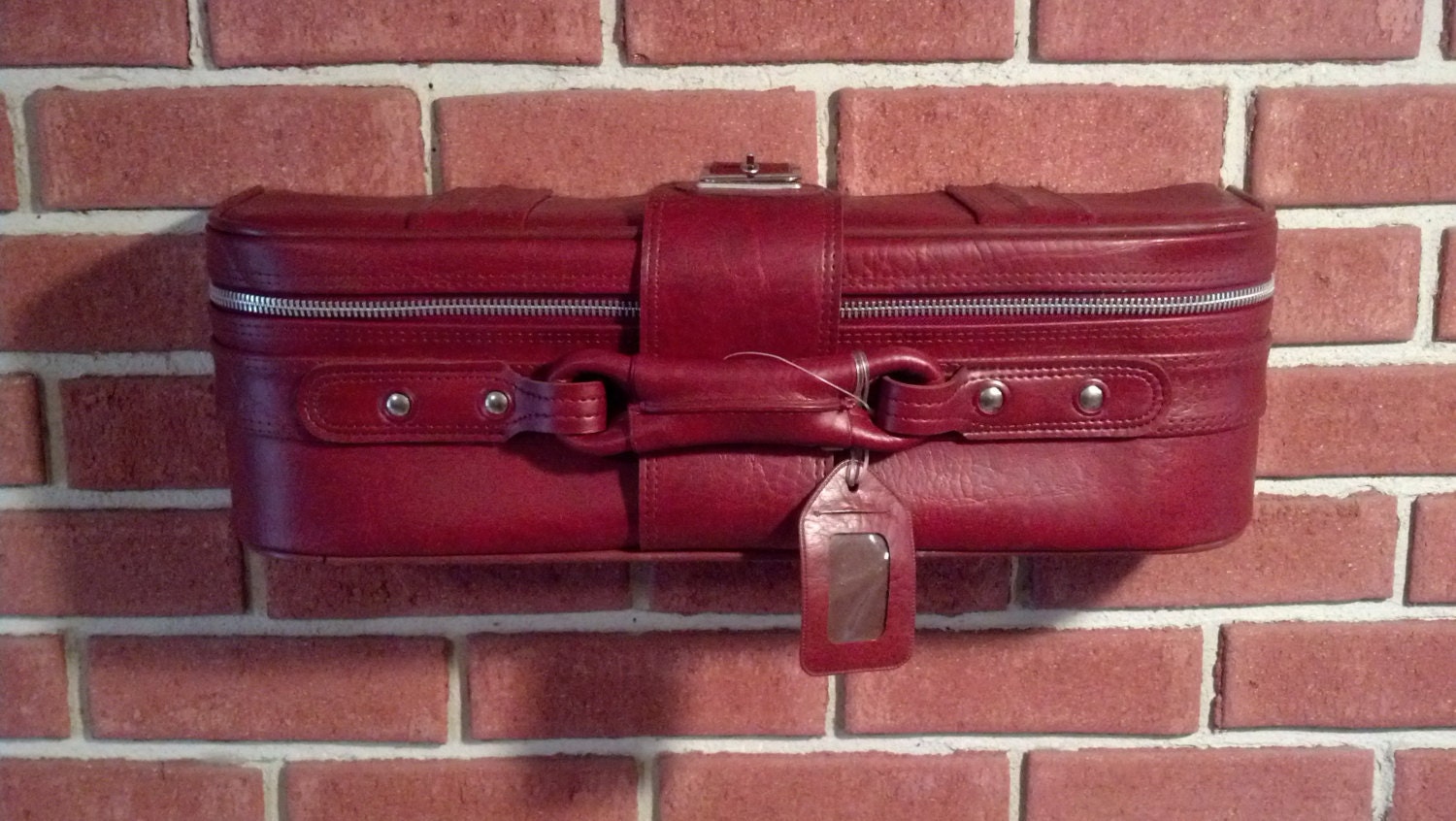 Upcycled Suitcase Shelf