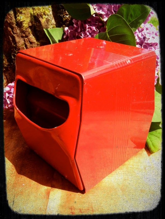 Retro Diner Napkin HolderCerry Red by UrbanMudLark on Etsy