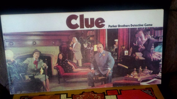 1972 Clue board game