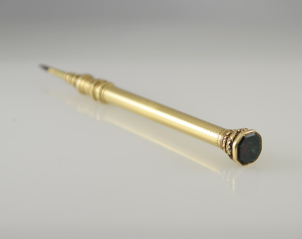 1800's Antique 14K Gold Mechanical Pencil