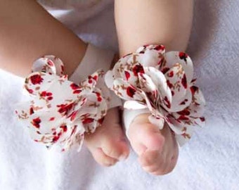 Barefoot Baby Sandals Pattern - Infant Barefoot Sandals Tutorial ...