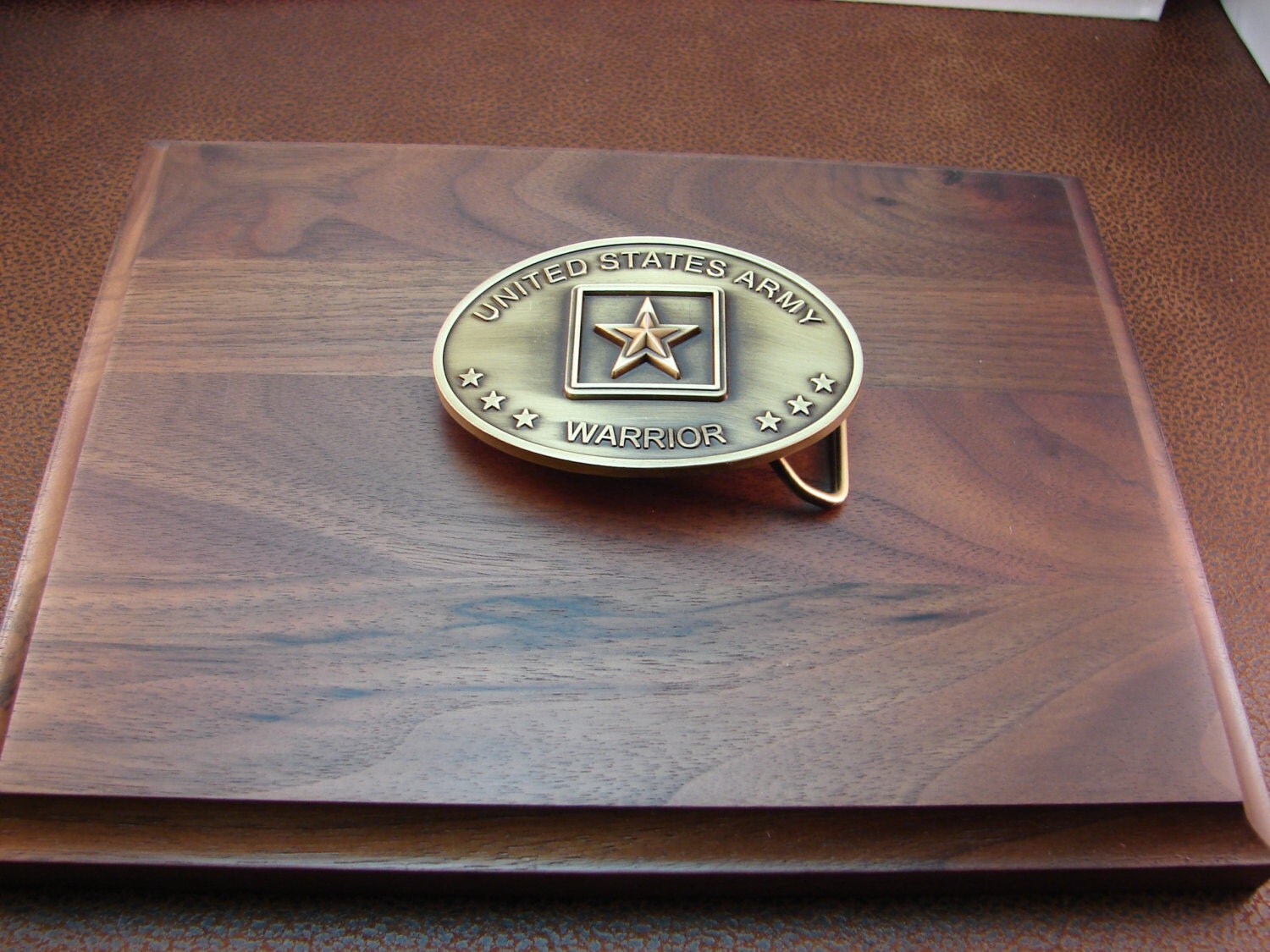 Military Belt Buckle U.S. Army Brass Plated Belt Buckle 3