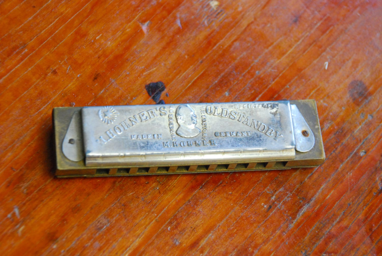 Vintage M. Hohner Old Standby Harmonica 1920's