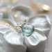 Aquamarine Necklace, March Birthstone Necklace, Faceted Gemstone teardrop, 14k fill gold chain, Solitaire Gemstone Pendant, Moss Aquamarine