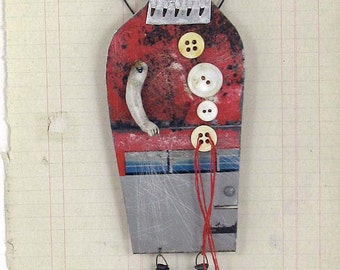 Original Assemblage Mixed Media Art Doll