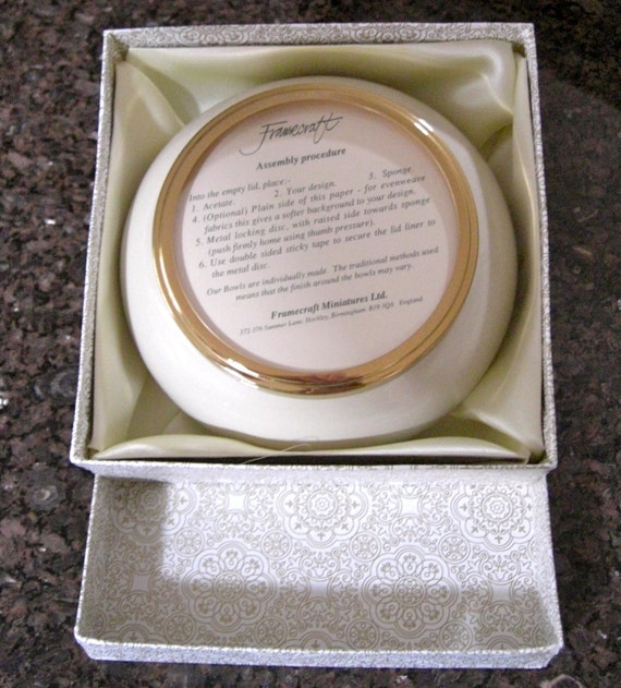 Framecraft Trinket Box Customize With Your Needlework