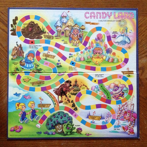 candy land board game characters