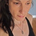 Industrial urban fine silver wire wrap necklace
