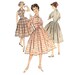 1950s Teen Shirtdress - Advance 8564 Vintage Pattern - 34 Bust - Full Skirt