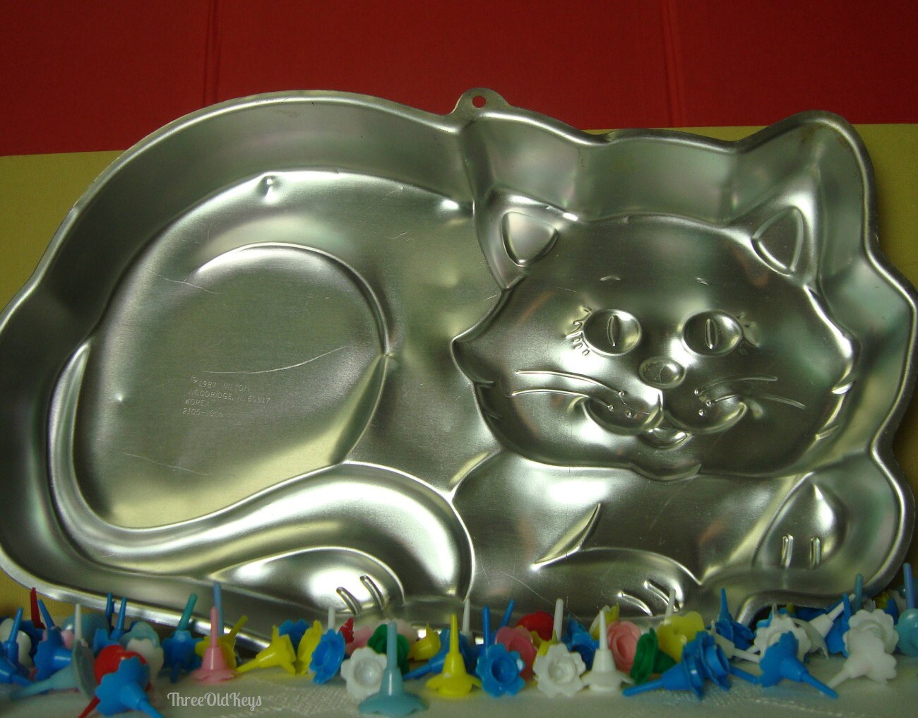 Kitty Cat Cake Pan 1987 Wilton Mold 2105 1009 Vintage