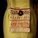 Upcycled Crocheted Purse with Handstitching, Vintage Buttons and Beading